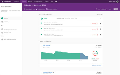PocketSmith Features